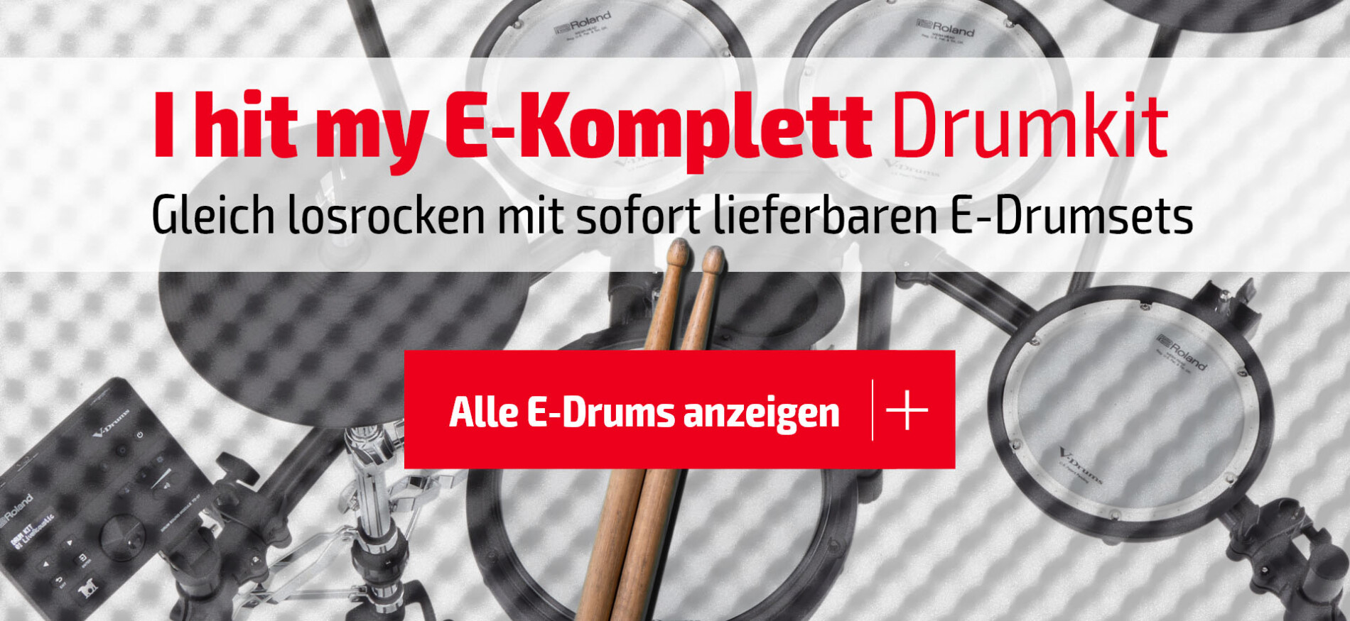 Versandfertige E-Drumkits Komplett-Sets