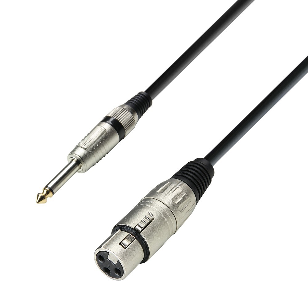 Adam Hall Cables K3MFP0300 Mikrofonkabel XLR W auf Klinke 6,3mm