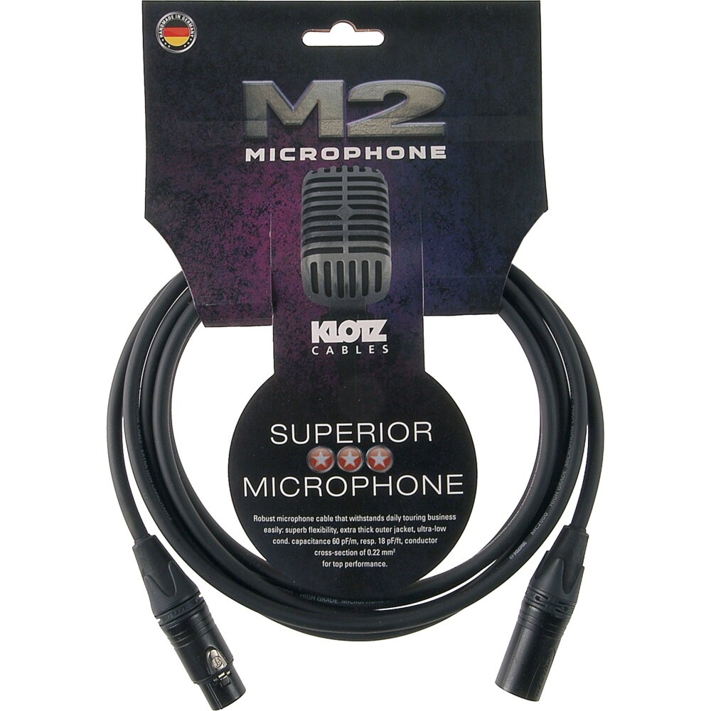 Klotz M2FM1-0060 Mikrofonkabel 0,6m
