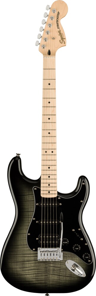 Fender Squier Affinity Stratocaster FMT MN HSS Black Burst