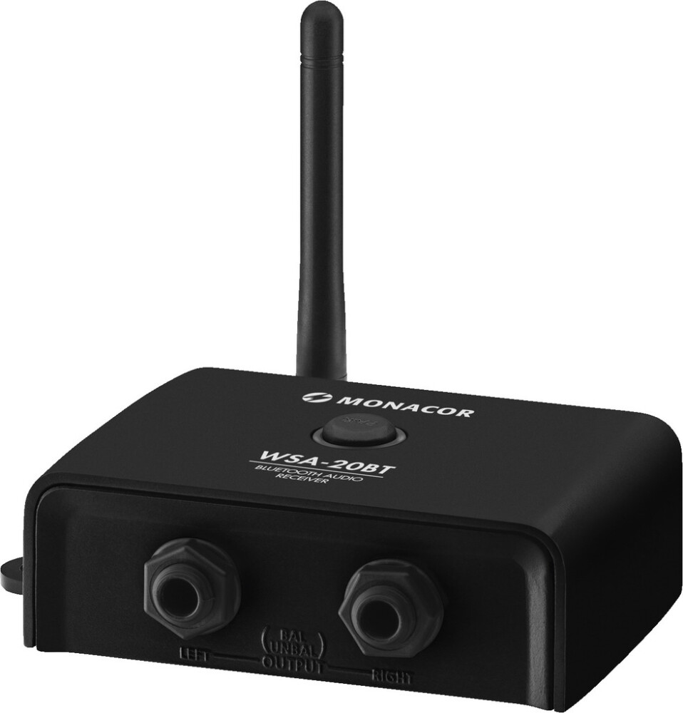 Monacor WSA-20BT Bluetooth Audio Empf&auml;nger