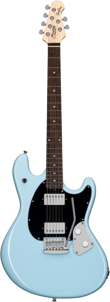Sterling SUB StingRay Guitar Daphne Blue