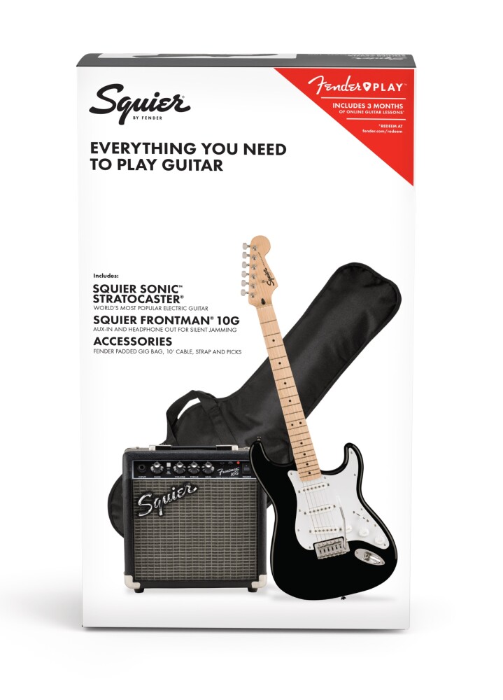 Fender Squier Sonic Stratocaster Pack IL Bk