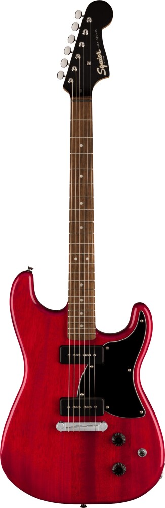 Fender Squier Paranormal Strat-O-Sonic Red Transparent