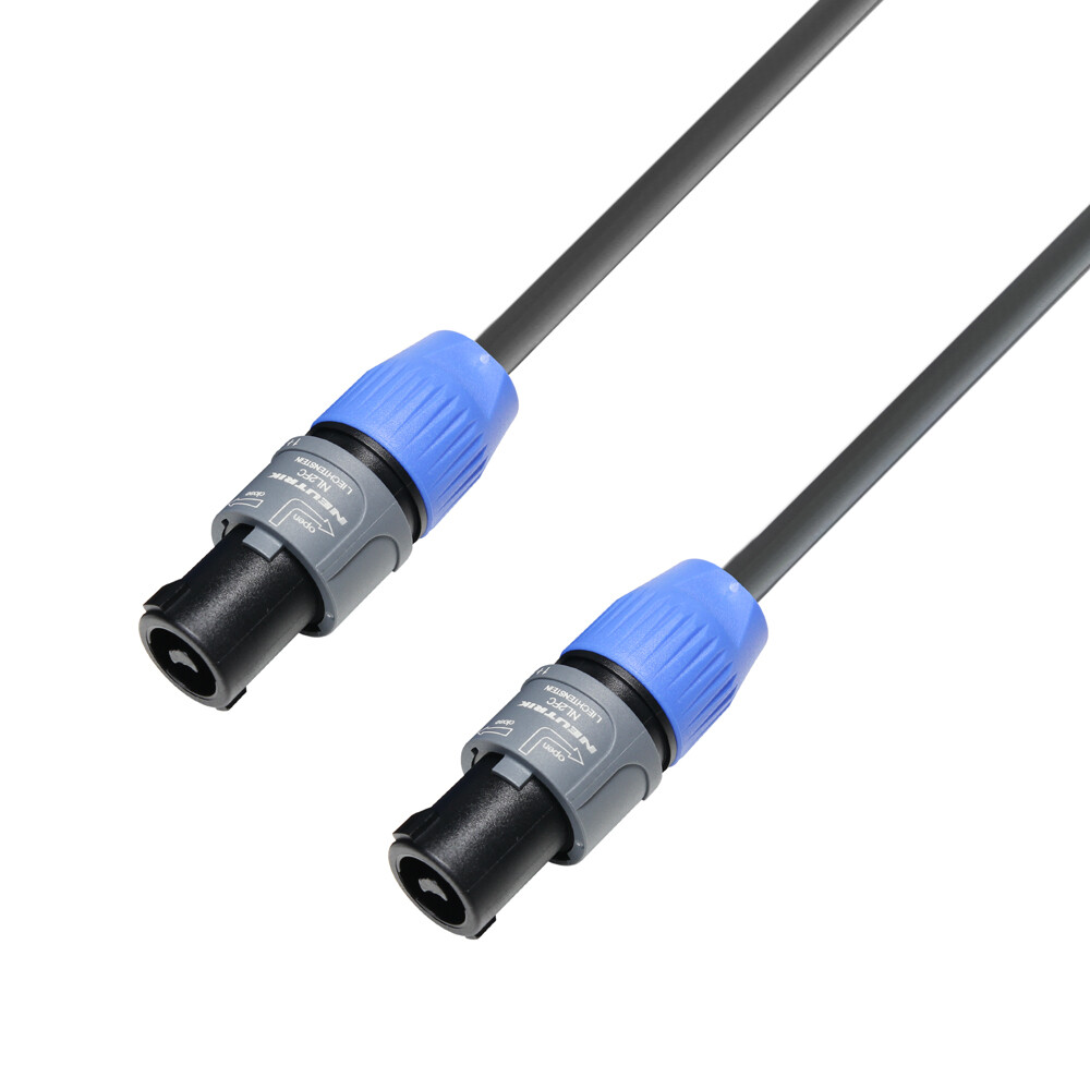Adam Hall Cables K5S215SS0100 2x1,5 mm&sup2; Neutrik-Speakonkabel 1m