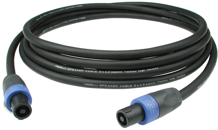 Klotz SC5-03SW LS-Kabel 2x4,0mm&sup2; 3m