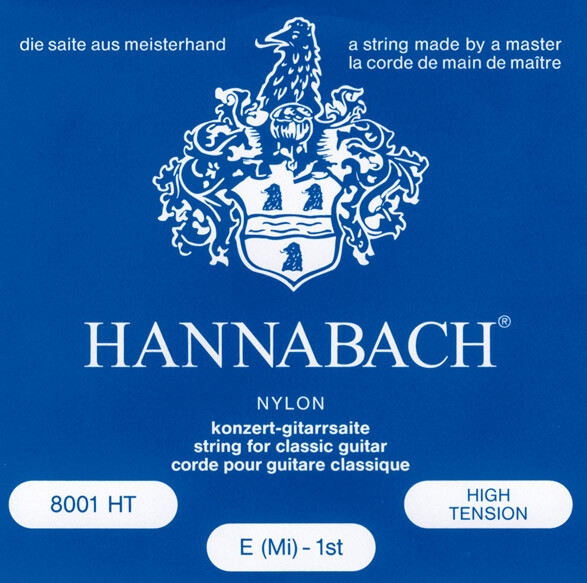 Hannabach 800 Blau Saiten Konzertgitarre High Tension