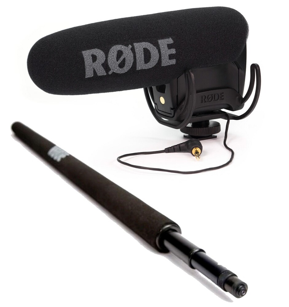 Rode VideoMic Pro Rycote + Rode Micro Boompole Bundle
