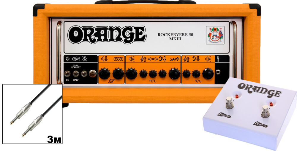 Orange Rockerverb RK50H MKIII + FS-2 Bundle