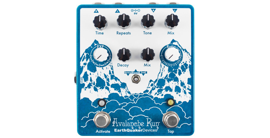 EarthQuaker Devices Avalanche Run V2 - Stereo Delay &amp; Reverb